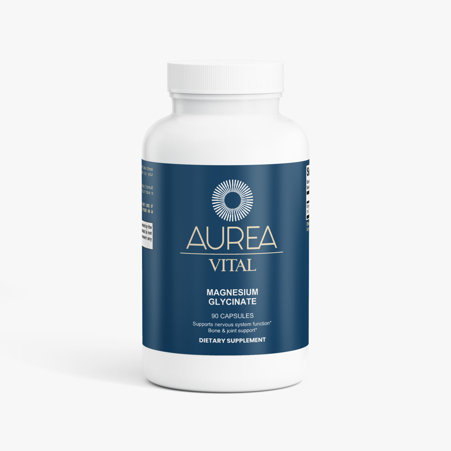 Magnesium Glycinate bottle — Aurea Vital
